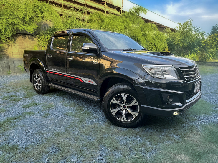 รถบ้าน รถมือสอง Toyota Hilux Vigo Champ Prerunner Double Cab 2.5 VN Turbo รุ่น E เกียร์ Auto ปี 2013 โดย หญิงรถบ้าน รถมือสองขอนแก่น ราคาถูก ผ่อนสบาย