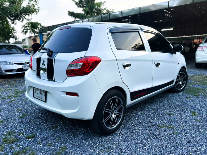 รถบ้าน รถมือสอง Mitsubishi Mirage 1.2 รุ่น GLX เกียร์ Auto ปี 2018 โดย หญิงรถบ้าน รถมือสองขอนแก่น ราคาถูก ผ่อนสบาย