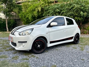 รถบ้าน รถมือสอง Mitsubishi Mirage 1.2 รุ่น GLX เกียร์ Auto ปี 2013 โดย หญิงรถบ้าน รถมือสองขอนแก่น ราคาถูก ผ่อนสบาย