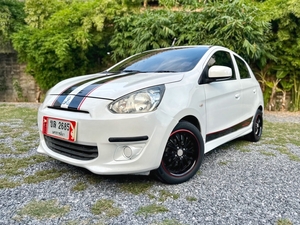 รถบ้าน รถมือสอง Mitsubishi Mirage 1.2 รุ่น GLX เกียร์ Auto ปี 2013 โดย หญิงรถบ้าน รถมือสองขอนแก่น ราคาถูก ผ่อนสบาย