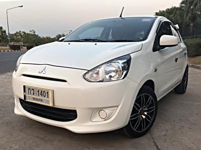 รถบ้าน รถมือสอง Mitsubishi Mirage 1.2 รุ่น GLX เกียร์ Auto ปี 2556 โดย หญิงรถบ้าน รถมือสองขอนแก่น ราคาถูก ผ่อนสบาย