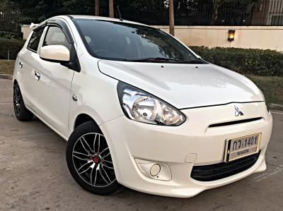 รถบ้าน รถมือสอง Mitsubishi Mirage 1.2 รุ่น GLX เกียร์ Auto ปี 2556 โดย หญิงรถบ้าน รถมือสองขอนแก่น ราคาถูก ผ่อนสบาย